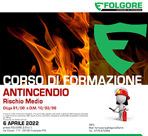 Corso Antincendio Rischio Medio